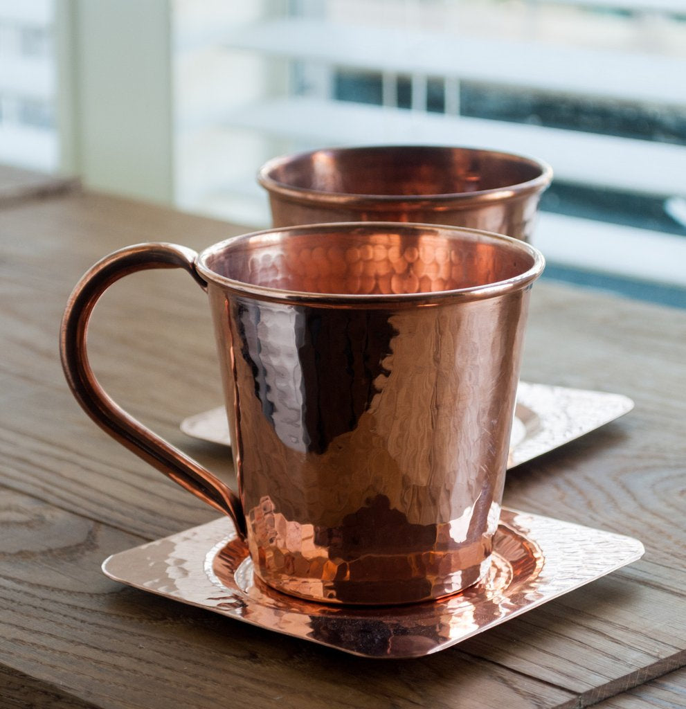*Sample* Solid Copper Mule Mug, Copper Handle, 18 oz