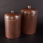 Copper Canisters For Kitchen Large Set
