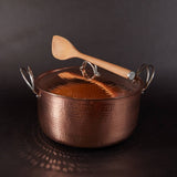Hand Hammered Copper Chef Dutch Oven