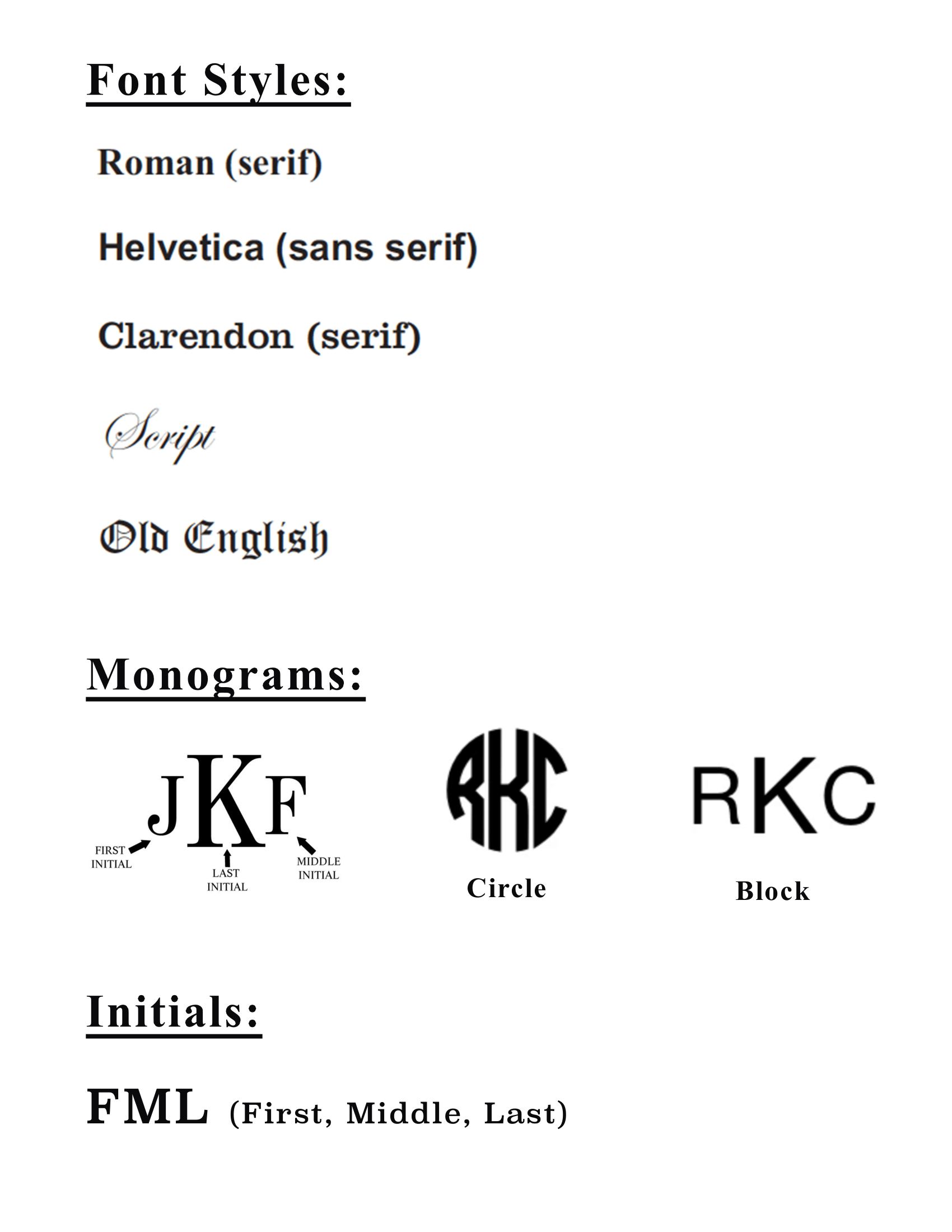 Sertodo Copper Custom Engraving Font Options