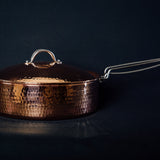 Copper saute pan