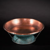 Copper Round Serving Tray