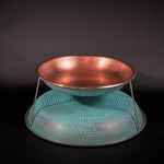 Copper Round Serving Tray