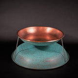 Copper Round Serving Tray