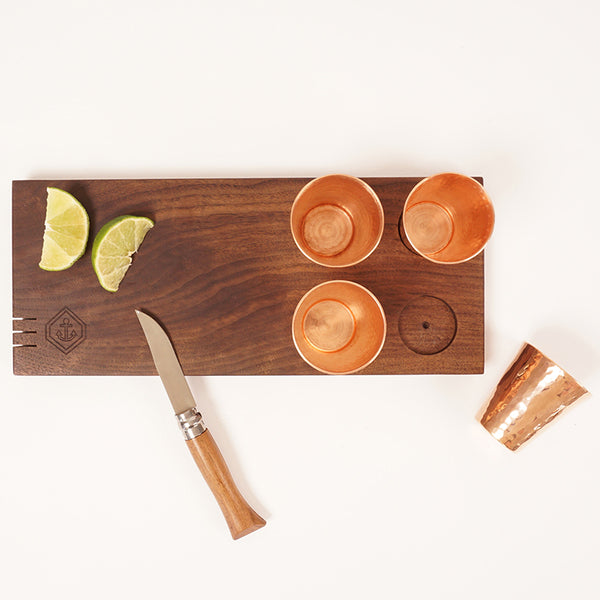 Wood Shot Serving Board