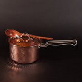 Hammered Copper Saucepan