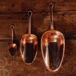Sertodo Copper Scoop Small Medium and Large Sizes
