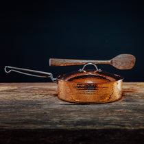 Copper Saute Pan With Lid