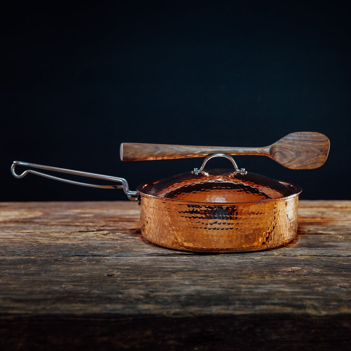 **Sample** Copper Saute Pan with lid, 3 quart