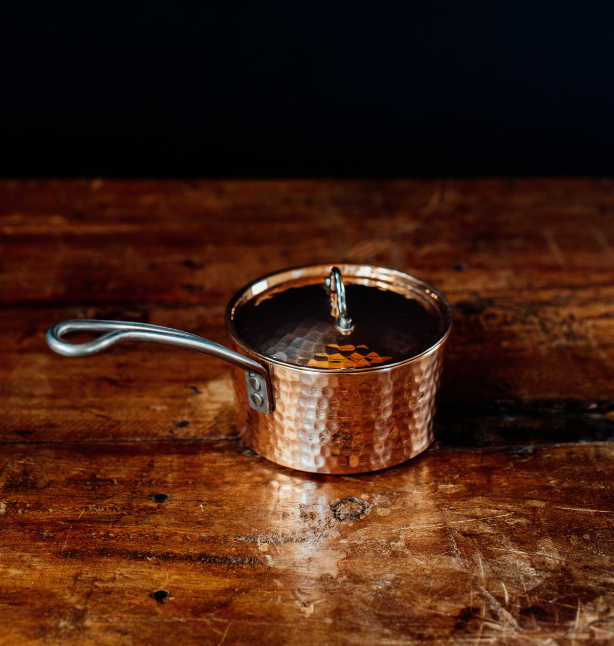 **Sample** Petite French Copper Butter Pot with lid