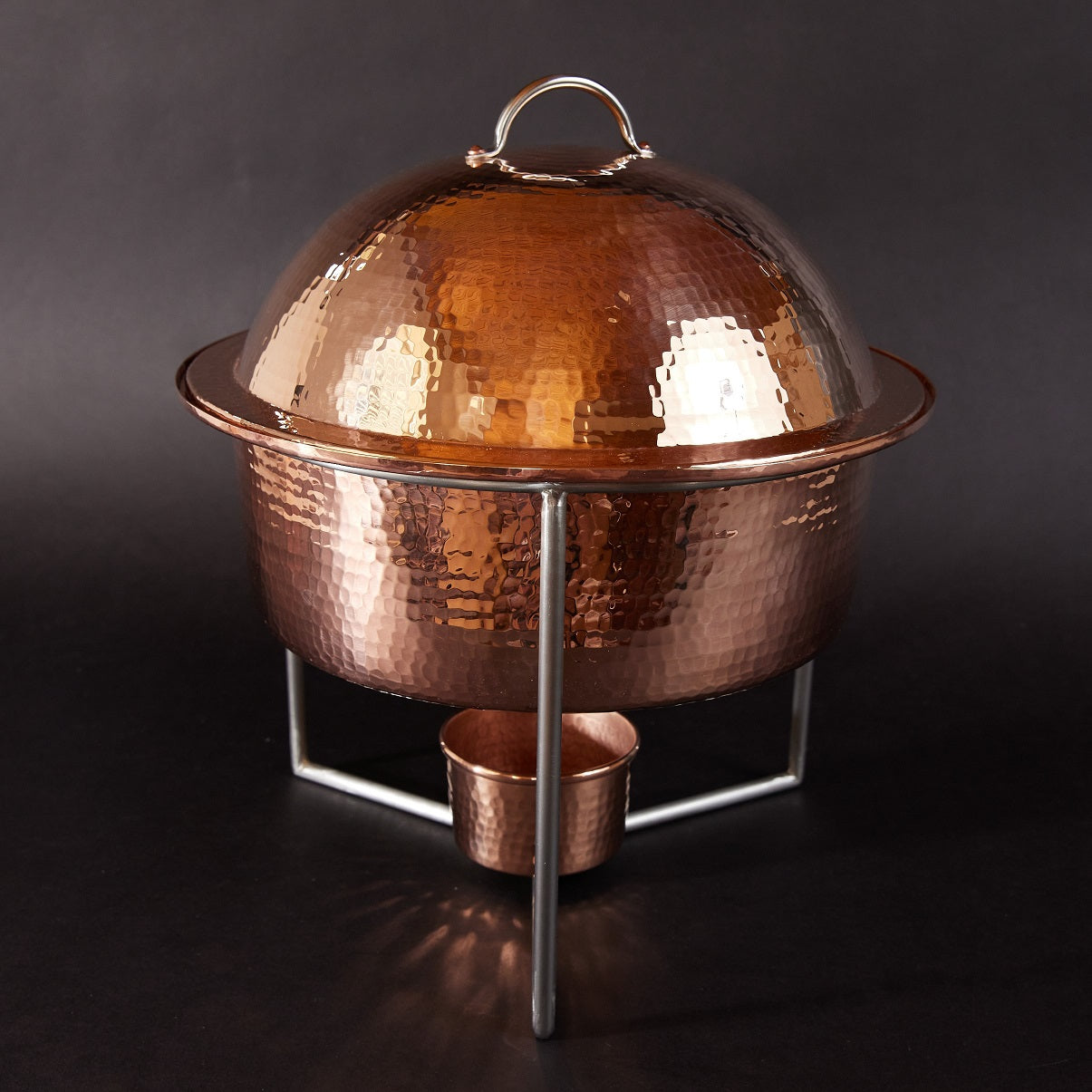 Round Copper Chafing Dish - Sertodo