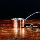French Copper Butter Pot With Lid