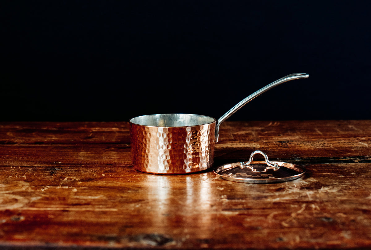 **Sample** Petite French Copper Butter Pot with lid